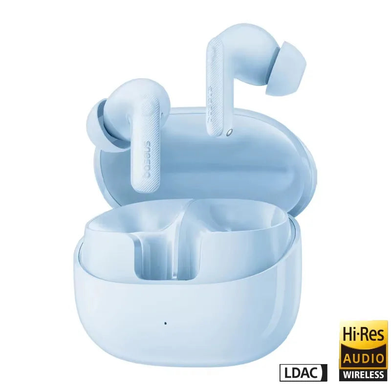 Baseus EP10 Pro ANC Earbuds Wireless Bluetooth 6.0 Earphones 50dB Realtime Adaptive Headphones 6 Mic Hi-Res LDAC IP55 Ear buds