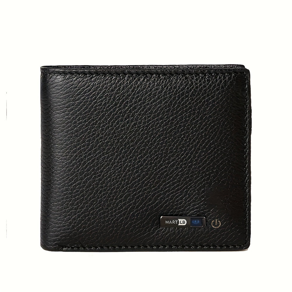1pc RFID-Protected Mens Smart Anti-Lost Wallet - Slim Card Holder with Bluetooth Tracking - Perfect Thoughtful Gift for Boyfriends, Fathers, and Special Occasions