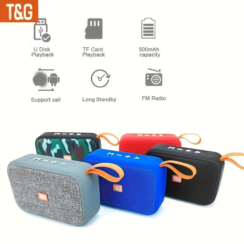 TG506 Portable Powerhouse Wireless Stereo Speaker - Bluetooth Speaker with Large Volume, Small Subwoofer, TWS Stereo, Hands-Free Call, FM, U Disk, and Plug-in Card Support - Perfect for Outdoor, Birthday, Floor, and Surround
