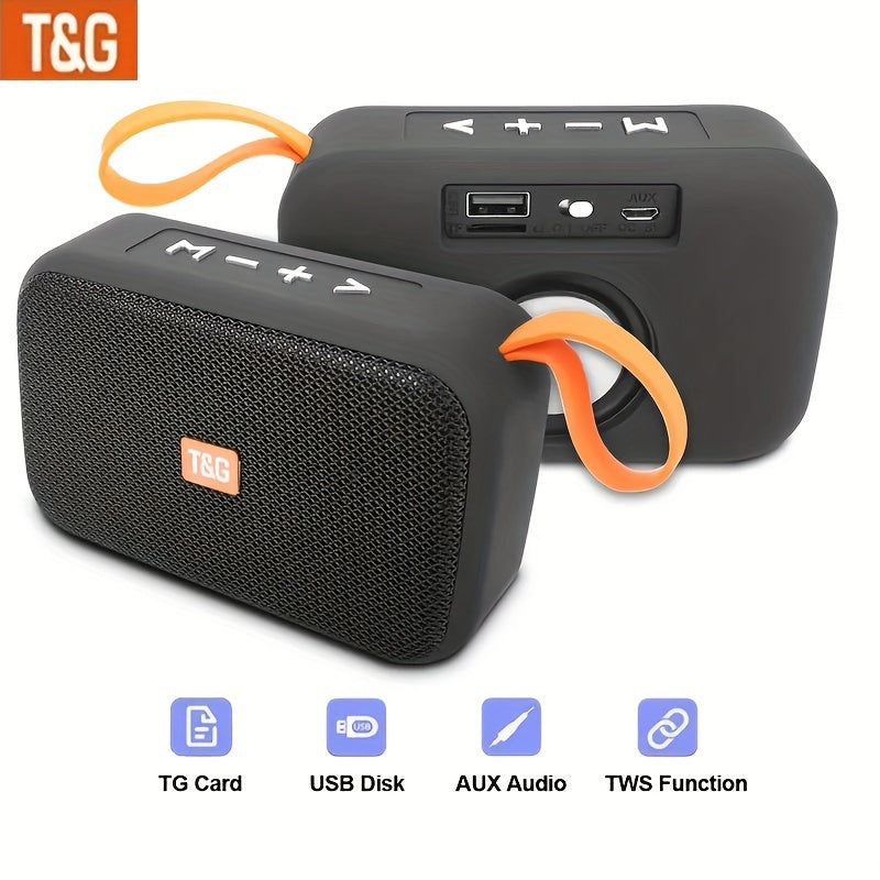 TG506 Portable Powerhouse Wireless Stereo Speaker - Bluetooth Speaker with Large Volume, Small Subwoofer, TWS Stereo, Hands-Free Call, FM, U Disk, and Plug-in Card Support - Perfect for Outdoor, Birthday, Floor, and Surround