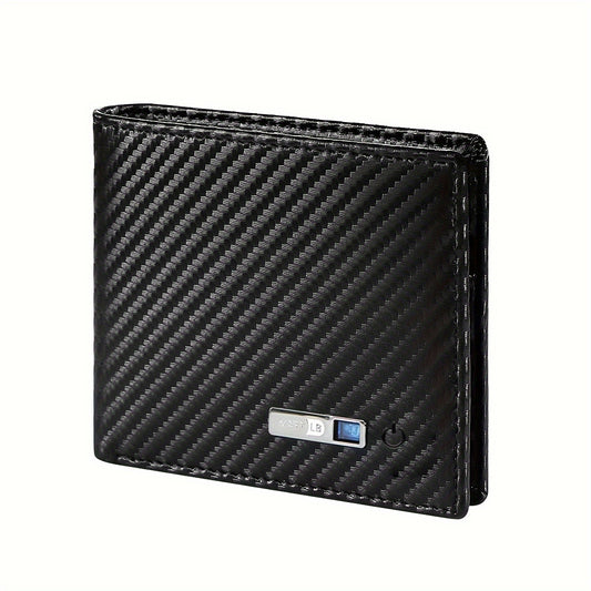 1pc RFID-Protected Mens Smart Anti-Lost Wallet - Slim Card Holder with Bluetooth Tracking - Perfect Thoughtful Gift for Boyfriends, Fathers, and Special Occasions