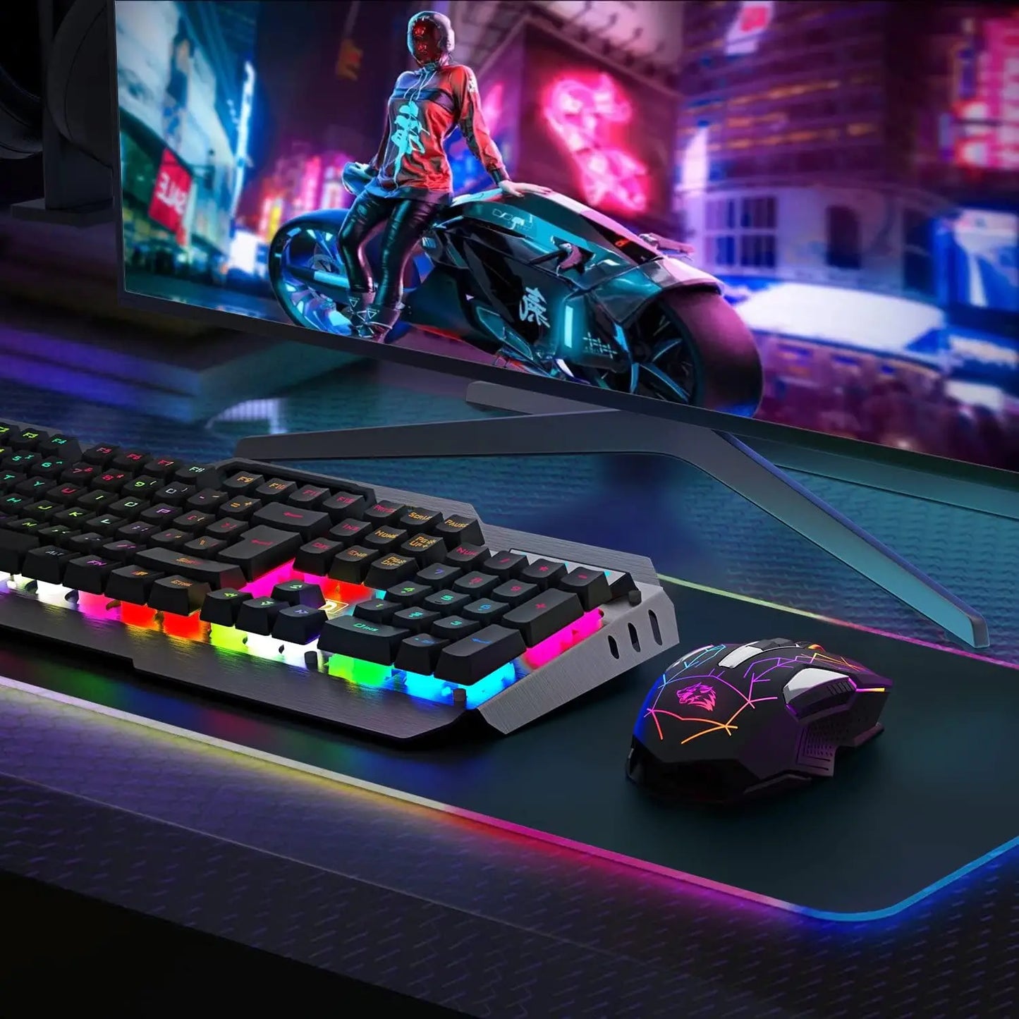 X18 Wireless Gaming Mouse 2.4G 7 RGB