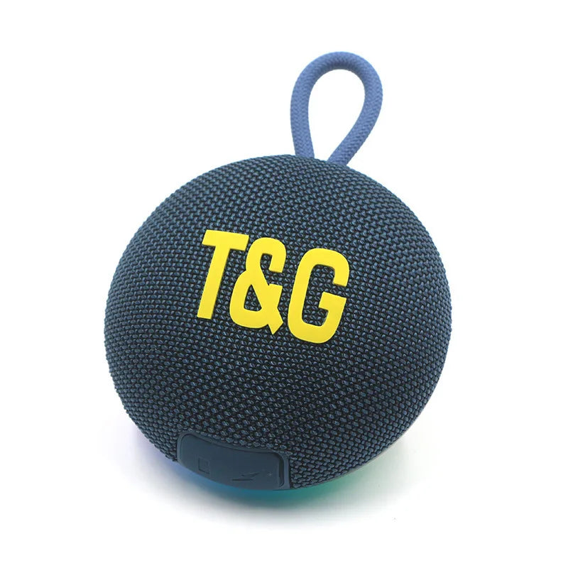 TG422 Portable Bluetooth Wireless Speaker Supports card reading /TWS /FM RadioWith RGB Light Outdoor Hifi Sound Music Player