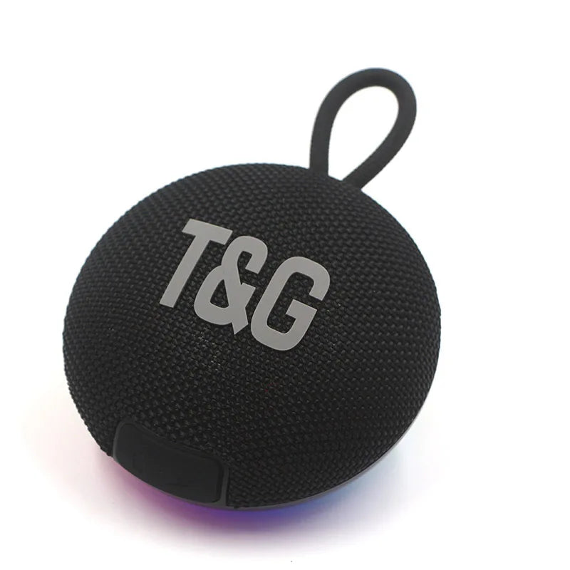 TG422 Portable Bluetooth Wireless Speaker Supports card reading /TWS /FM RadioWith RGB Light Outdoor Hifi Sound Music Player