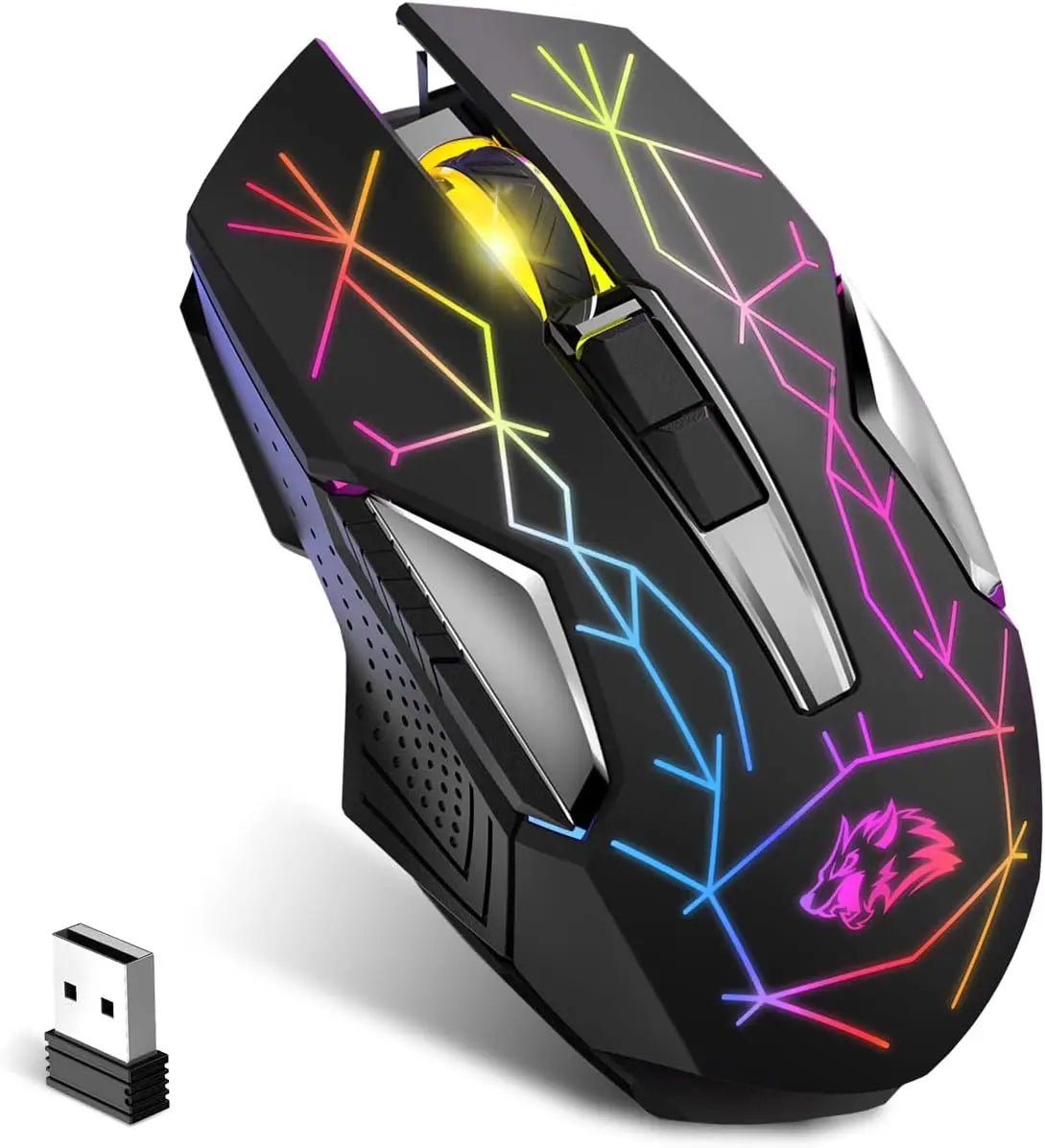 X18 Wireless Gaming Mouse 2.4G 7 RGB