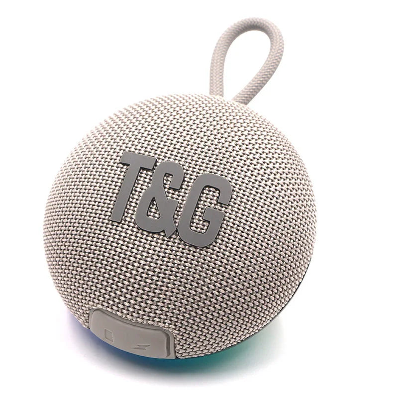 TG422 Portable Bluetooth Wireless Speaker Supports card reading /TWS /FM RadioWith RGB Light Outdoor Hifi Sound Music Player