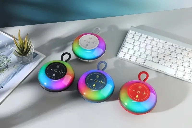 TG422 Portable Bluetooth Wireless Speaker Supports card reading /TWS /FM RadioWith RGB Light Outdoor Hifi Sound Music Player