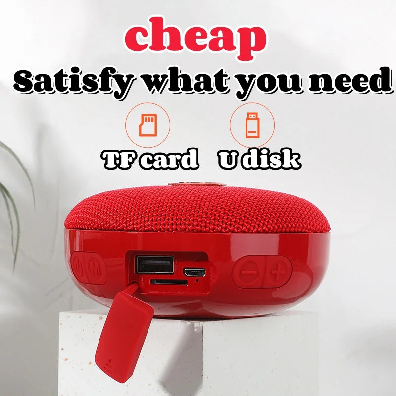 TG352 wireless Bluetooth 5.3 FM reception portable voice call TF card USB subwoofer TWS interconnection surging sound quality