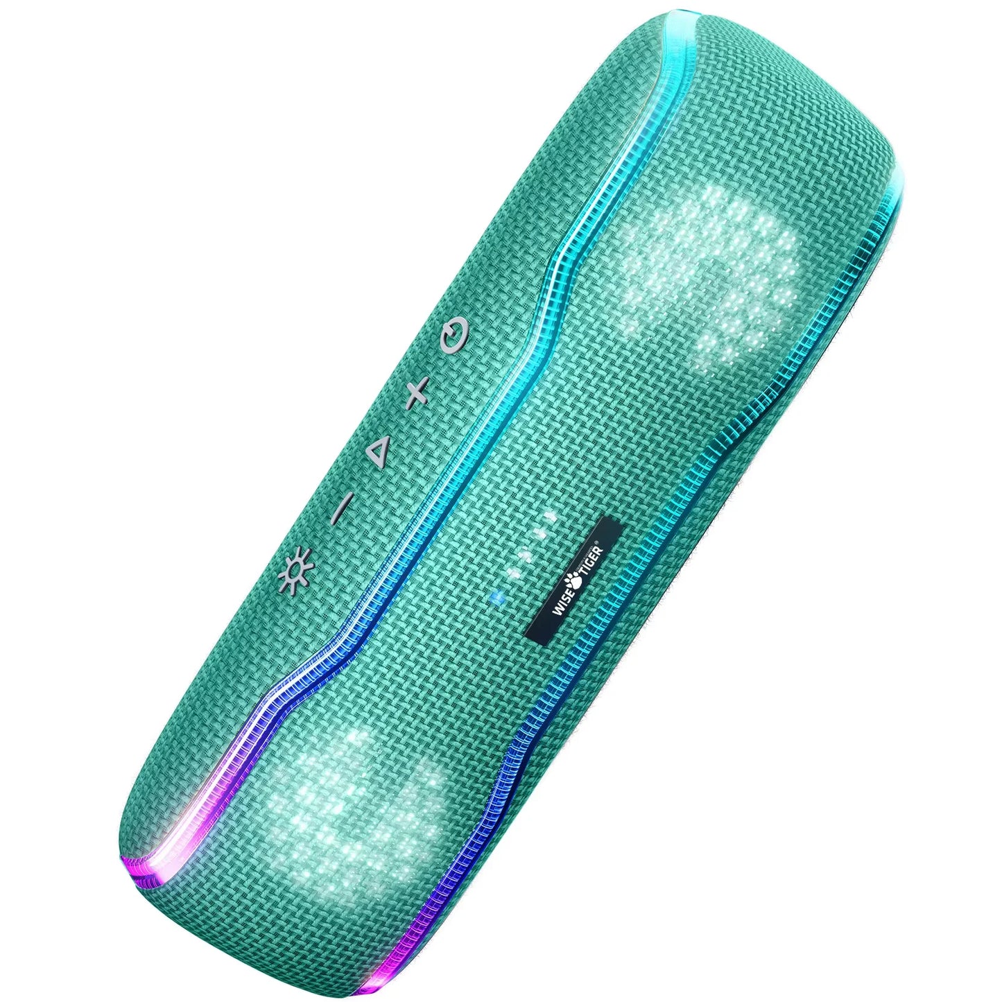 WISE TIGER F10C Outdoor Bluetooth Speaker Stereo Surround Speaker with RGB lights IPX7 Waterproof Subwoofer Speaker Loudspeaker