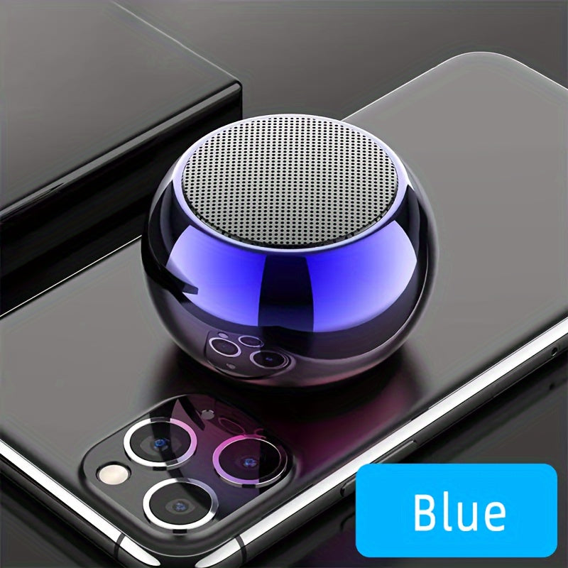 Altavoz Bluetooth 5.0 Compacto - Canal de Sonido Envolvente 2.2 de Mesa, Recargable USB, Control Sencillo, Ideal para Exteriores