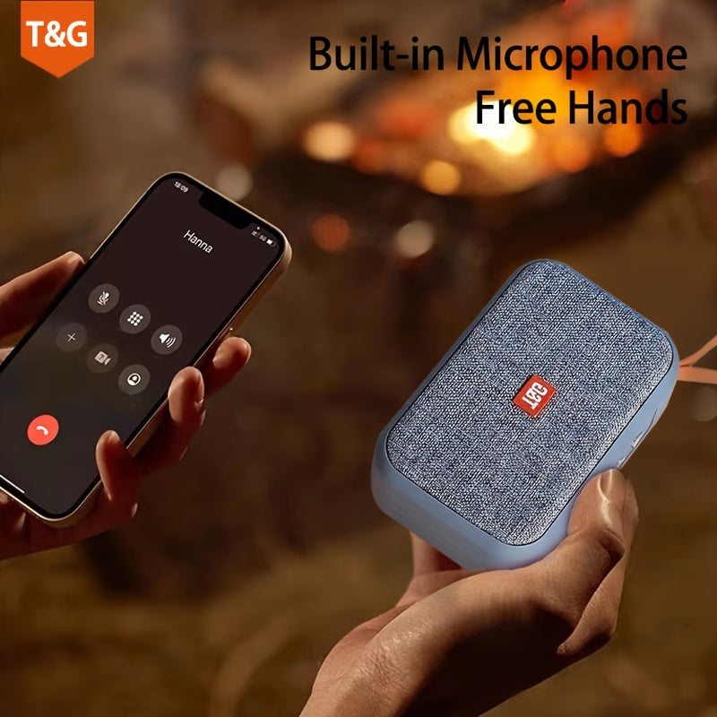 TG506 Portable Powerhouse Wireless Stereo Speaker - Bluetooth Speaker with Large Volume, Small Subwoofer, TWS Stereo, Hands-Free Call, FM, U Disk, and Plug-in Card Support - Perfect for Outdoor, Birthday, Floor, and Surround