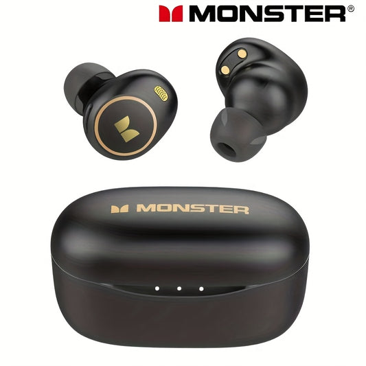 Monster Bluetooth Earbuds - In Ear Earbuds, Type-C Fast Charging, Clear Call, Automatic Noise Reduction, Long Standby Time, Suitable for Gift Giving